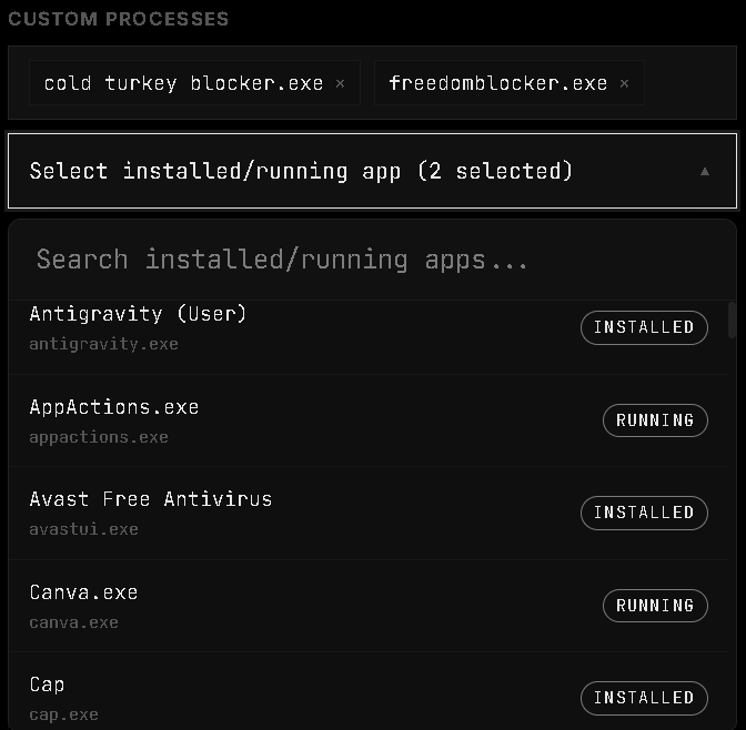 OS-Level App Blocking